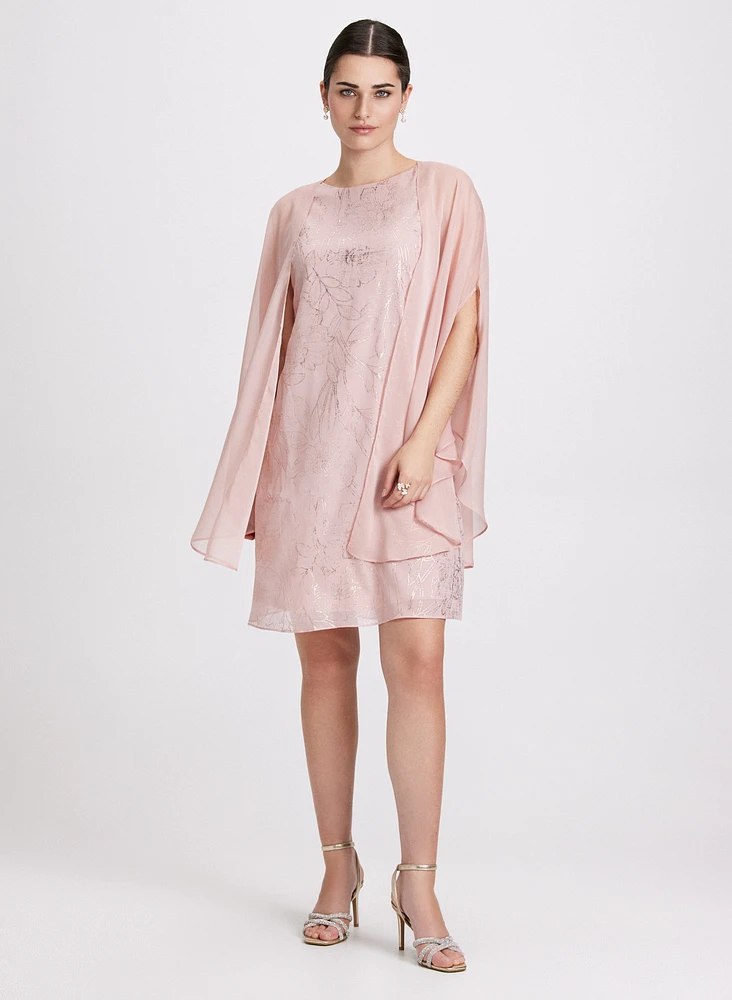 Robe et cape en chiffon