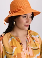 Straw Cloche Hat