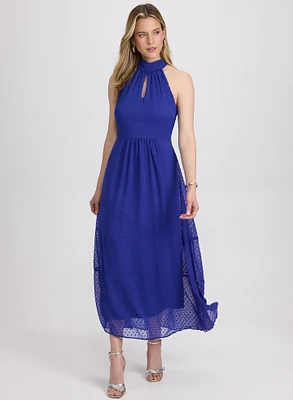 Robe à encolure licou