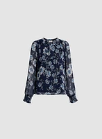 Jacquard Mixed Motif Blouse