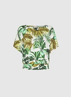 Tropical Print Top