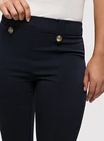 Straight Leg Pull-On Capris