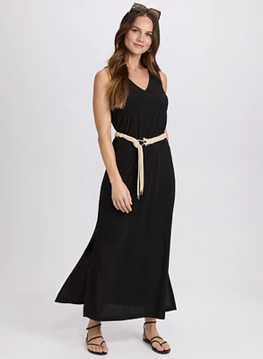 Robe maxi en jersey