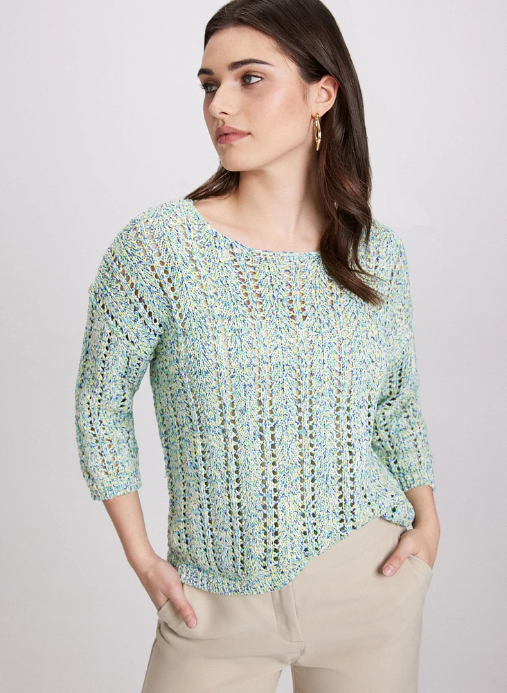 Open Knit Sweater