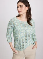 Open Knit Sweater