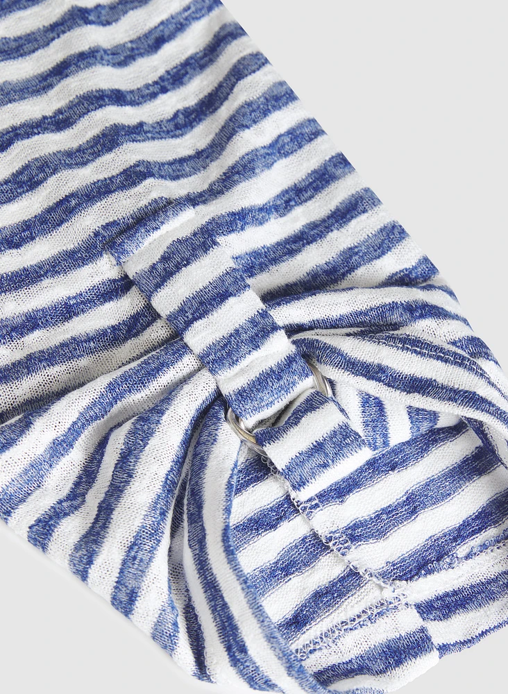 Stripe 3/4 Sleeve Top