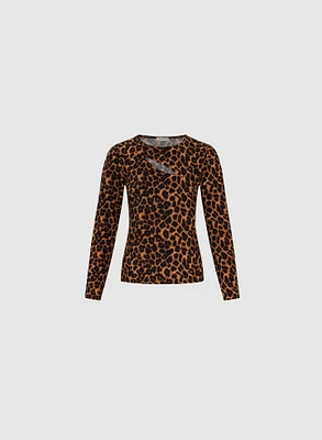 Leopard Print Top