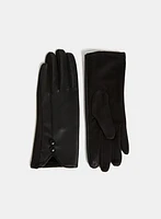 Gants en faux cuir