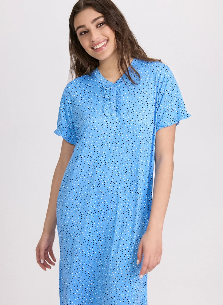 Polka Dot Nightgown