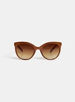 Rounded Cat-Eye Sunglasses