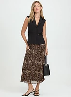 Leopard Print Blazer Dress