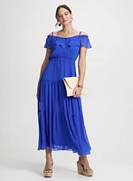 Cold Shoulder Tiered Dress