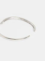 Cubic Zirconia Hinge Bangle