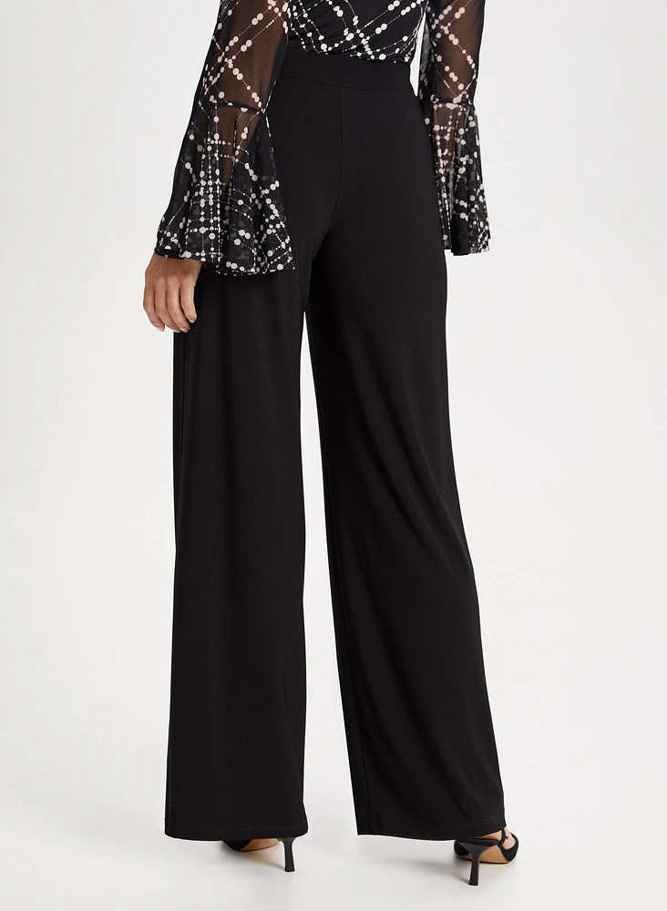 Olivia Jersey Wide-Leg Pants