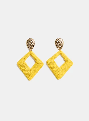 Raffia Drop Earrings