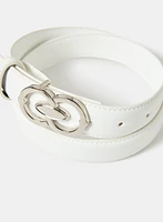 Double Circle Buckle Belt