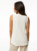 Sleeveless Crepe Top