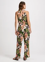 Tropical Print Jumpsuit