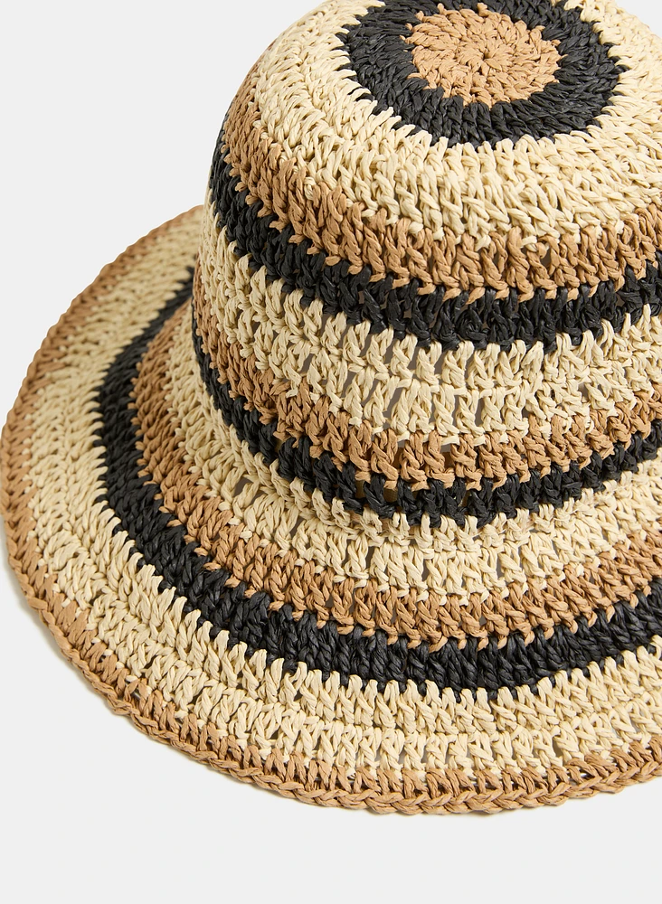 Striped Crochet Hat