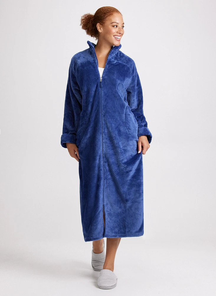 Zip-Front Robe