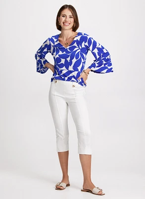 Bell Sleeve Top & Pull-On Capris