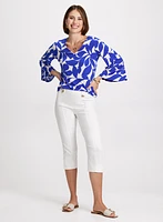 Bell Sleeve Top & Pull-On Capris