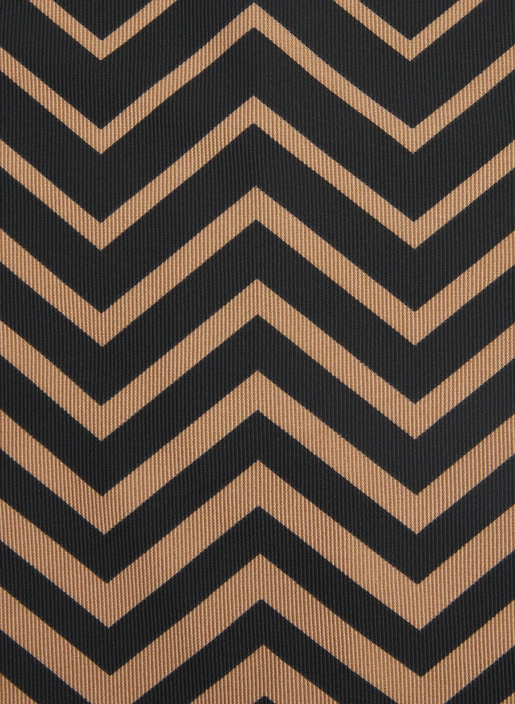 Zigzag Print Dress