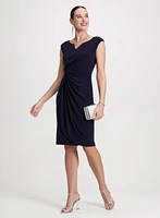 Drape Effect Short Dress