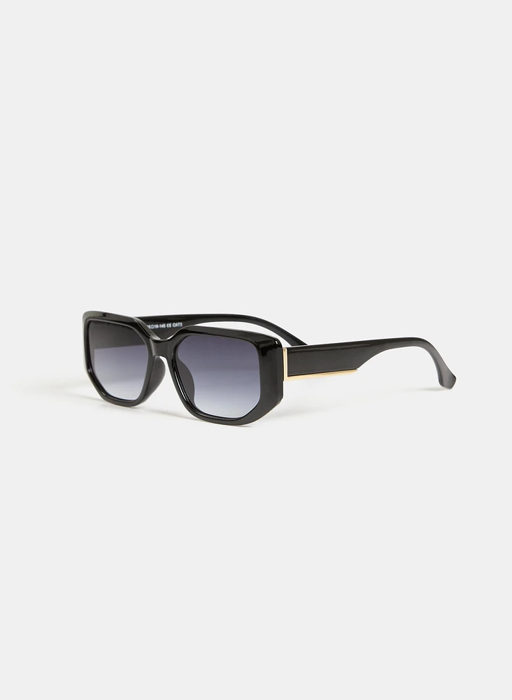 Geometric Plastic Sunglasses