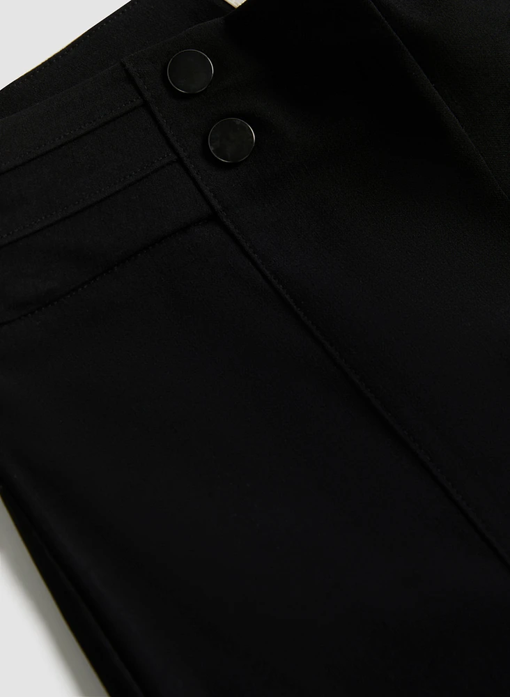 Slim Leg Pull-on Bengaline Pants