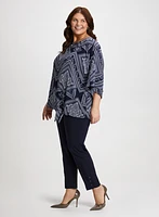 Pull-On Slim-Leg Pants