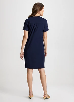 Zip Neck Dress