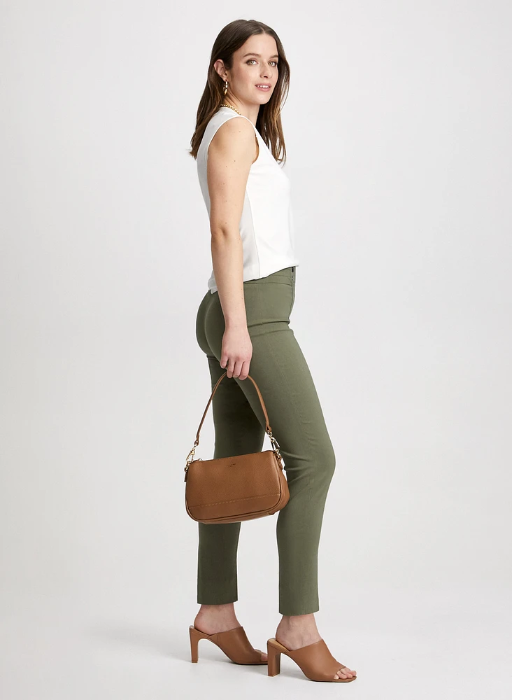 Slim Leg Pull-on Bengaline Pants