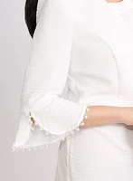 Ensemble à robe et veste texturées