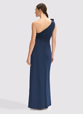 One-Shoulder Fitted Dress