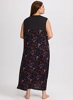Robe de nuit à motif Paris