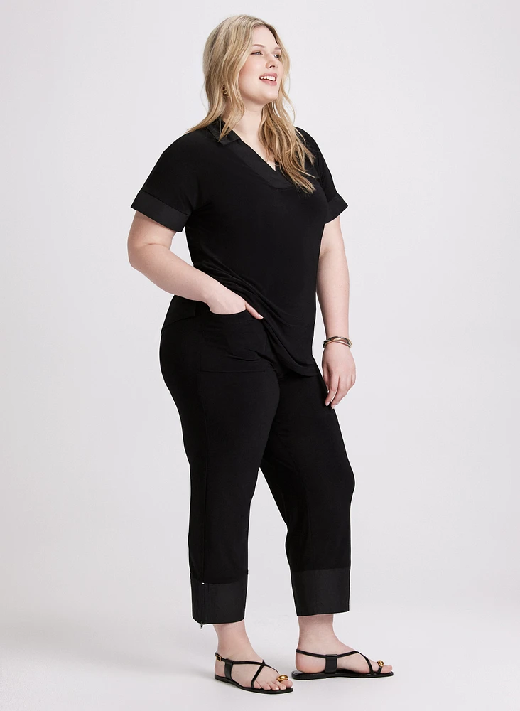 Joseph Ribkoff - High-Rise Ankle Pants