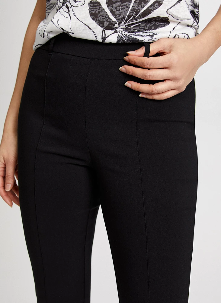 Slim Pull-On Ankle Pants