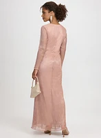 Waterfall Flounce Dress