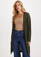 Cardigan en tricot ajouré