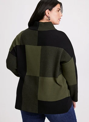 Joseph Ribkoff - Mock Neck Colour Block Sweater