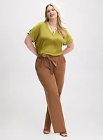 Olivia Tencel Wide-Leg Pants – Short