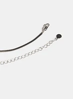 Collier à pendentif en cristaux