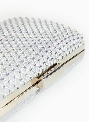 Sequin Mesh Clutch