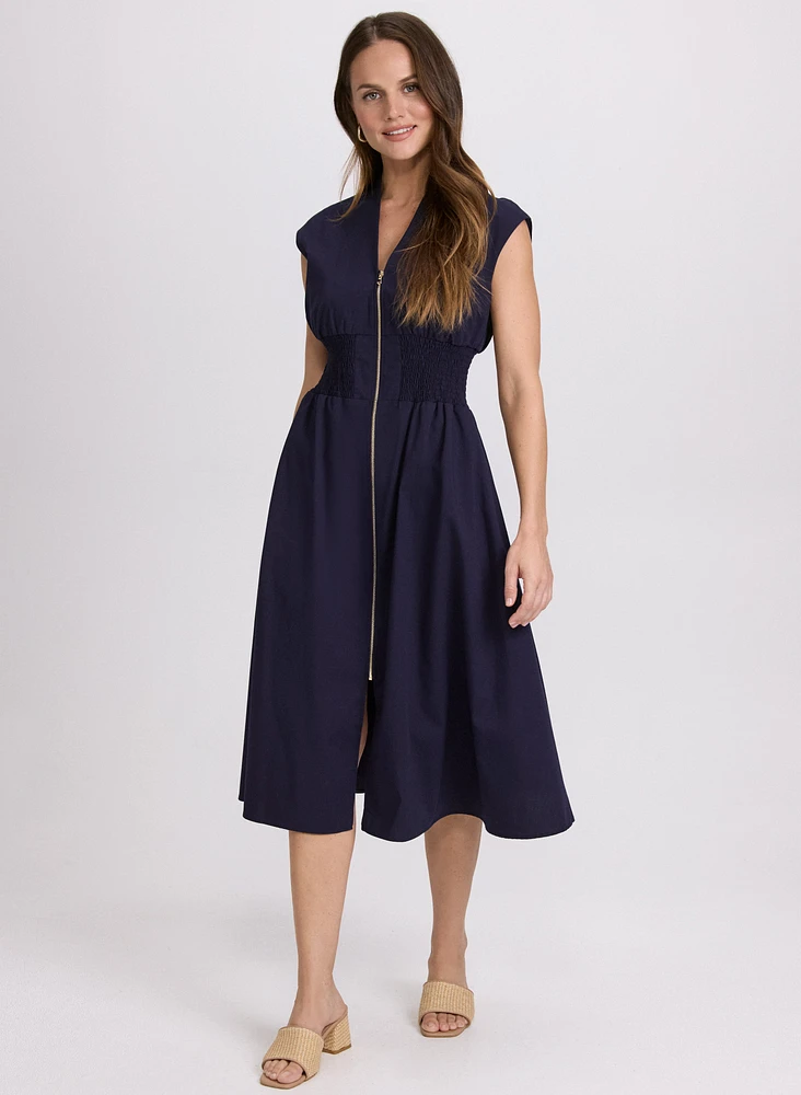 Zip Closure Dress