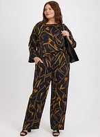 Joseph Ribkoff - Pantalon fluide à lignes abstraites