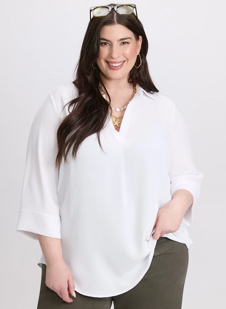 Blouse à manches 3/4