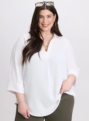 Blouse à manches 3/4