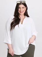 Blouse à manches 3/4