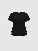 Short Raglan Sleeve Top